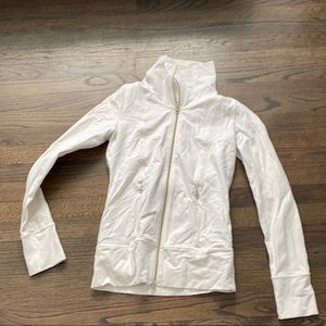 Lululemon White Full Zip Jacket 4
